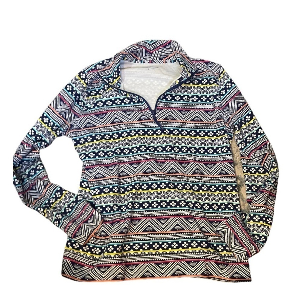 Vineyard Vines Quarter Zip Printed Jacket c